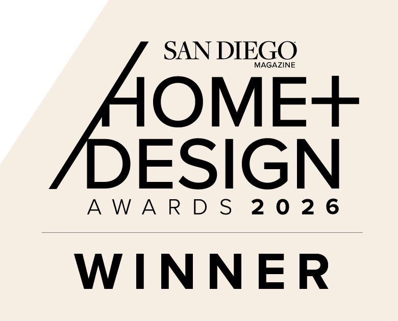 San Diego Magazine Home + Design Awards 2026 Winner